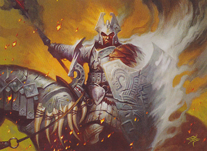 417x305 Silver Knight (Duel Decks Knights Vs. Dragons) Pucatrade - Knight Vs Dragon Painting