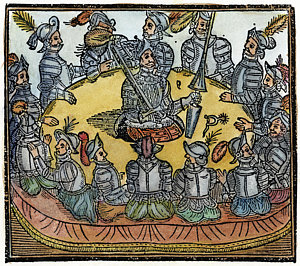 300x266 Knights Of The Round Table Paintings Fine Art America - Knights Of The Round Table Painting