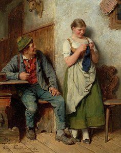 236x300 Knitting Painting - Knitting Painting