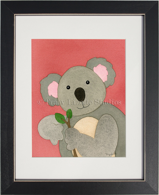 667x818 Nursery Koala Bear The Original Painting - Koala Bear Painting