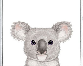 340x270 Koala Painting Etsy - Koala Painting