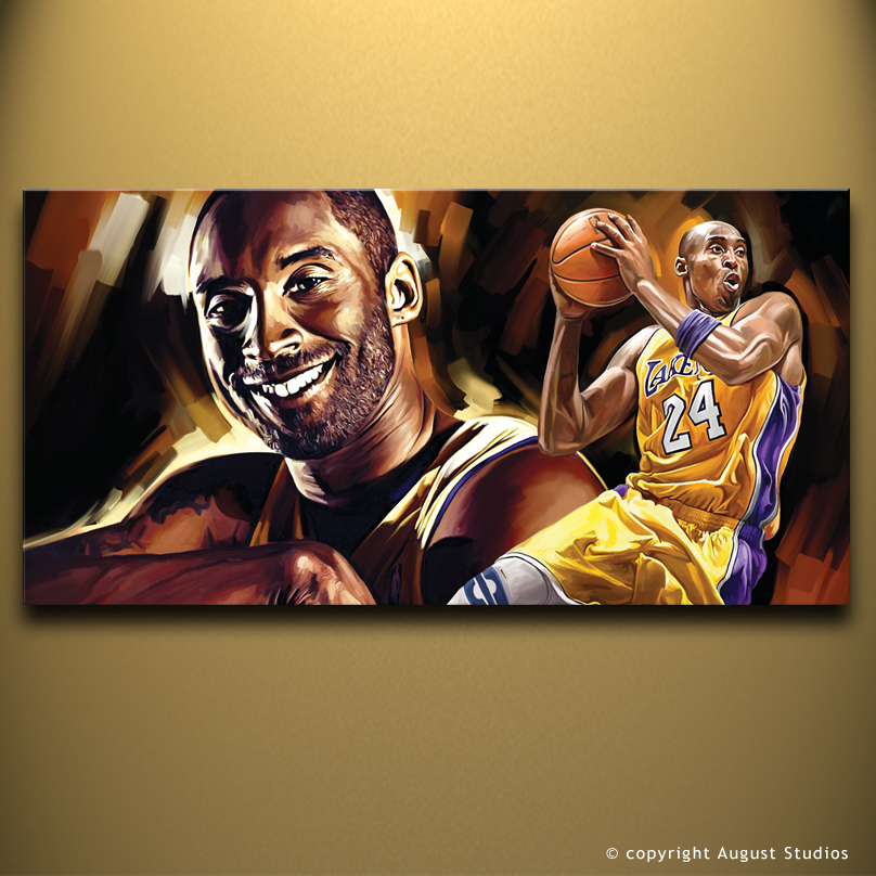 Kobe Bryant Canvas Painting at Explore collection