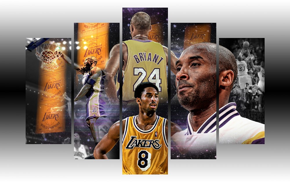 1000x630 Kobe Bryant Legacy Wall Art Canvas Prints Geek Paintings - Kobe Bryant Canvas Painting