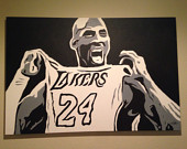 170x135 Items Similar To Kobe Bryant Acrylic Painting A 24x36 Canvas - Kobe Bryant Canvas Painting