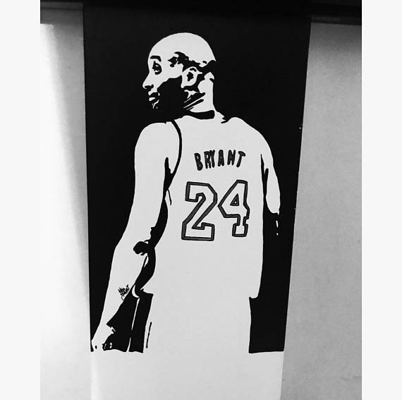 Kobe Bryant Stencil