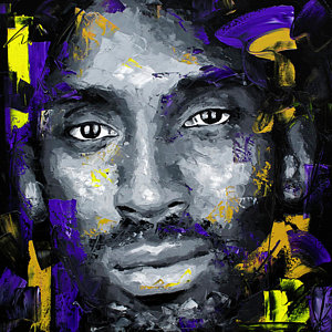300x300 Kobe Bryant Paintings Fine Art America - Kobe Bryant Painting