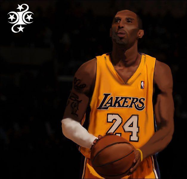 627x600 Kobe Bryant Painting By Ravage637 - Kobe Painting