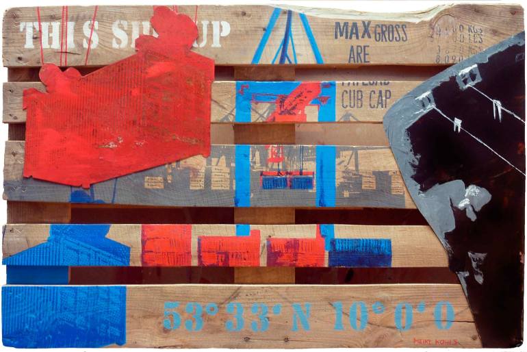 770x514 Saatchi Art Europalette Container Verladung - Kohls Painting