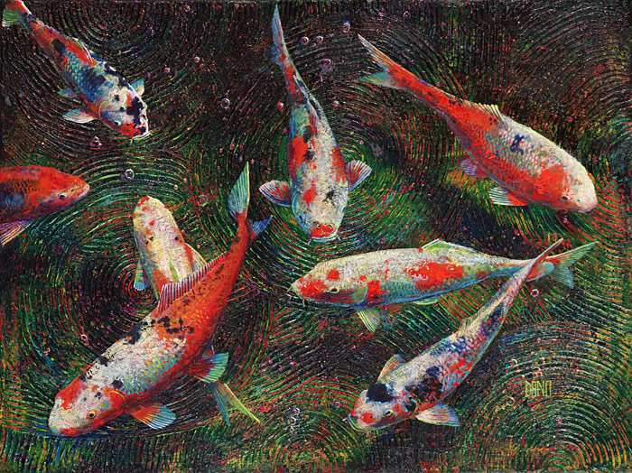 700x524 Koi Fish Painting Inspirational Koi Fish Painting Ideas - Koi Fish Painting