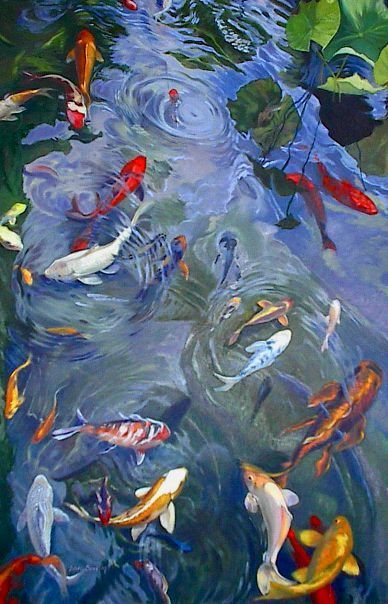 388x604 Media Cache 1200x C5 82 63 - Koi Fish Pond Painting