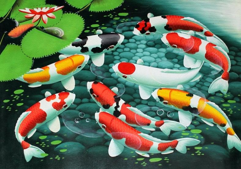 788x553 Koi Paintings Painting Viii Paintings 2 Paintings Painting Viii - Koi Painting