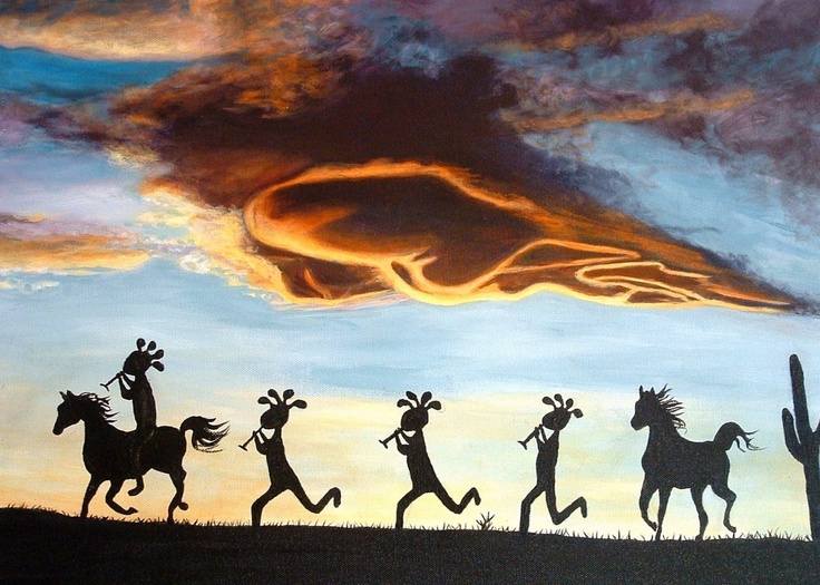 736x525 The 163 Best Kokopelli Images On Kokopelli Tattoo - Kokopelli Painting