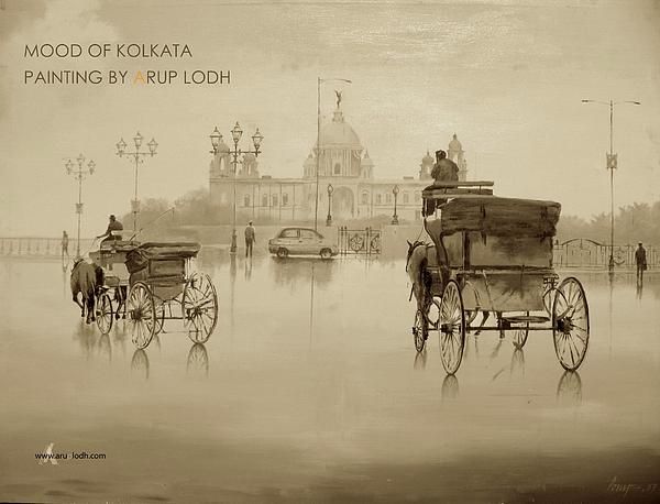 600x458 Oldy Mood In Kolkata Painting - Kolkata Painting