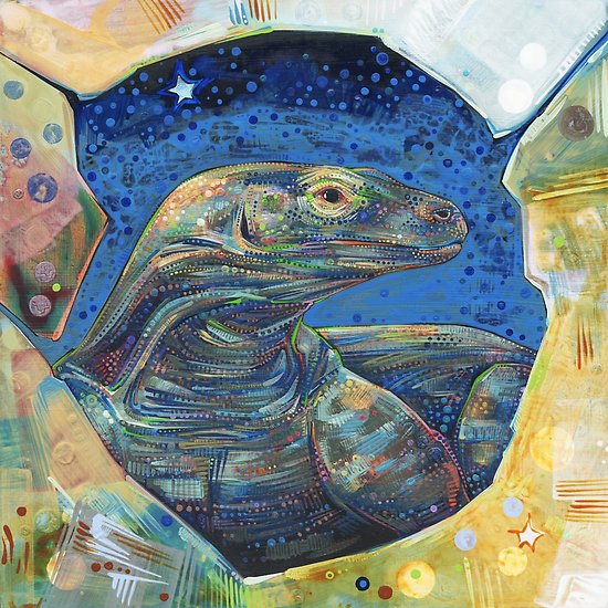 550x550 Komodo Dragon Painting - Komodo Dragon Painting