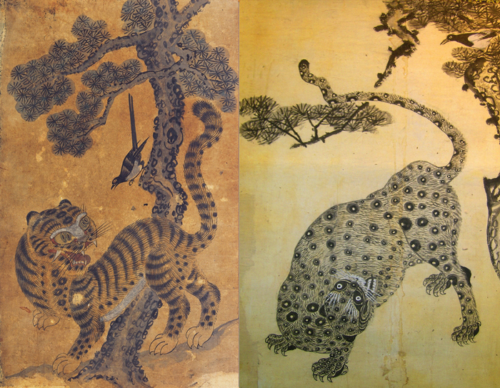 700x543 Korean Folk Painting - Korean Dragon Painting