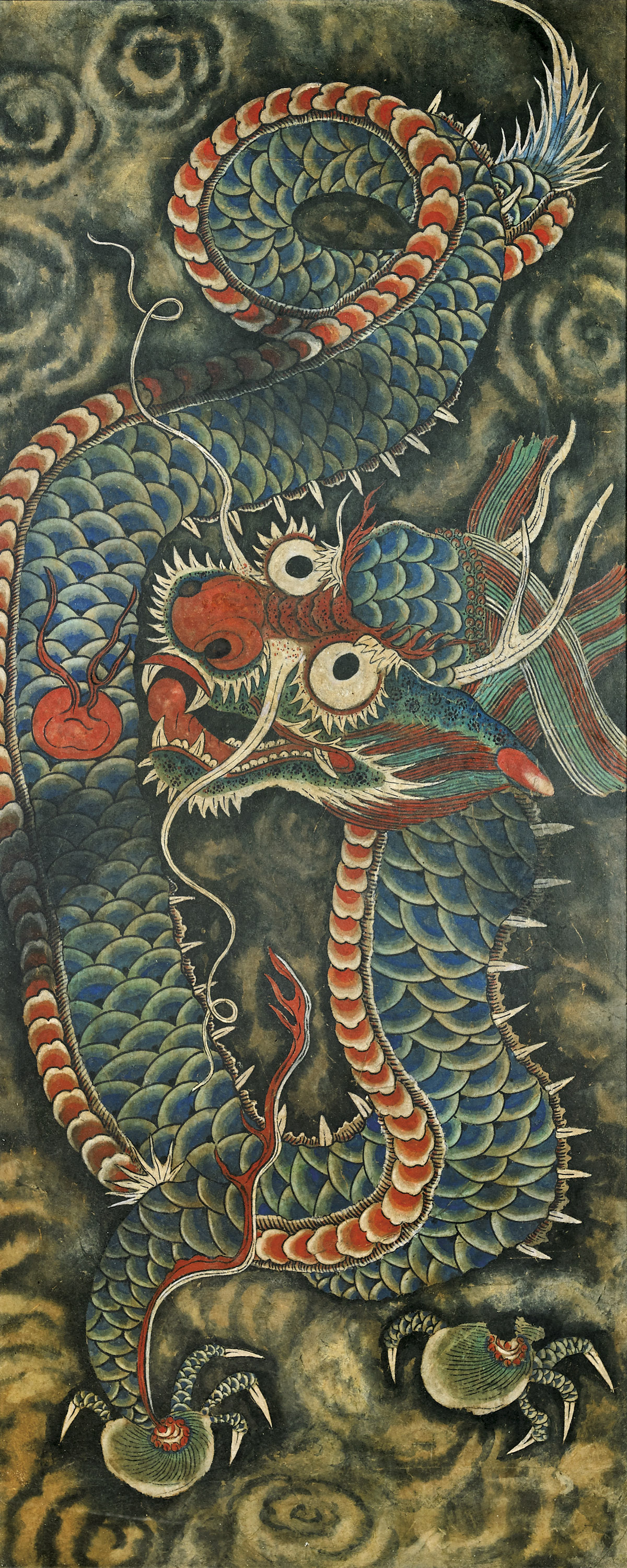 Korean Dragon Painting at PaintingValley.com | Explore collection of ...