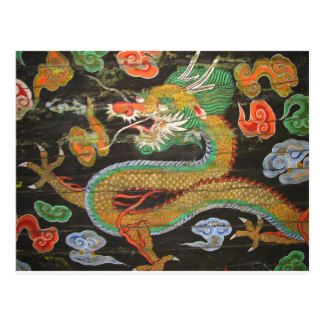 324x324 Dragon Painting On The Korean Ceiling Of Sungnyemu Postcard - Korean Dragon Painting