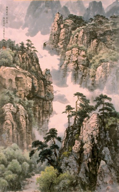 387x620 North Korean Art And Landscape Paintings - Korean Landscape Painting