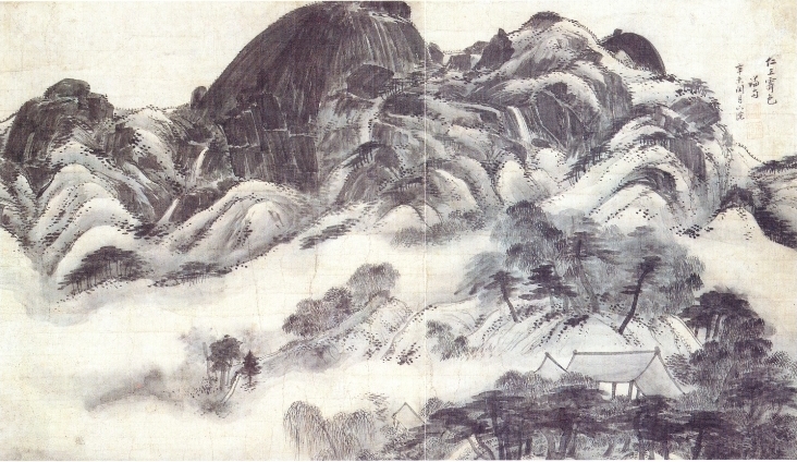 732x424 Cherry Blossom Season Amp A Rainy Election Day Matt Kilbride - Korean Mountain Painting