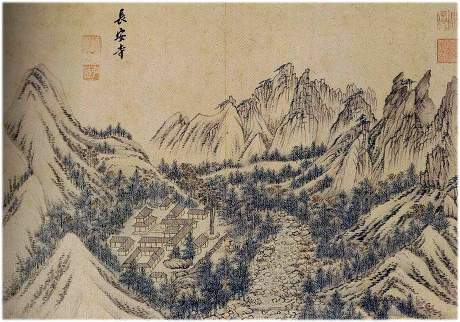 460x322 Famous Korean Painting 19th Cen Korean Painting Of Lao Tzu Famous - Korean Painting