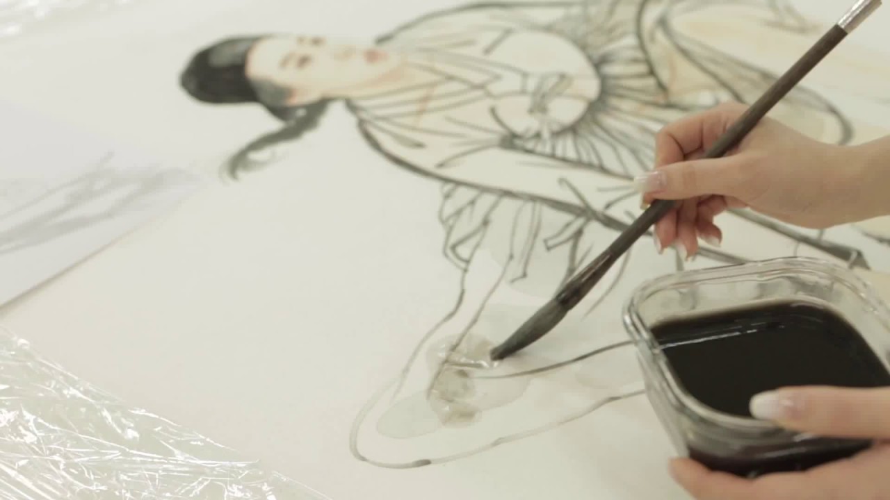 1280x720 Pop Art Korean Painting Work Process - Korean Painting