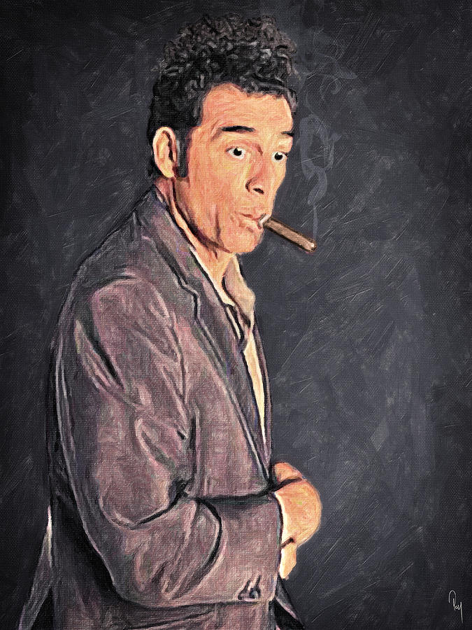 675x900 Cosmo Kramer Painting By Zapista - Kosmo Kramer Painting