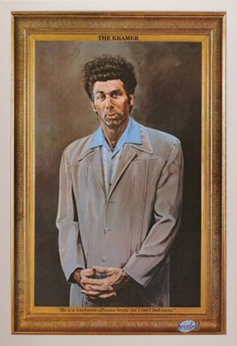 343x500 Frame Usa - Kosmo Kramer Painting