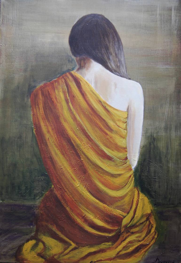 770x1118 Saatchi Art Prayer Painting By Despoina Kosta - Kosta Painting