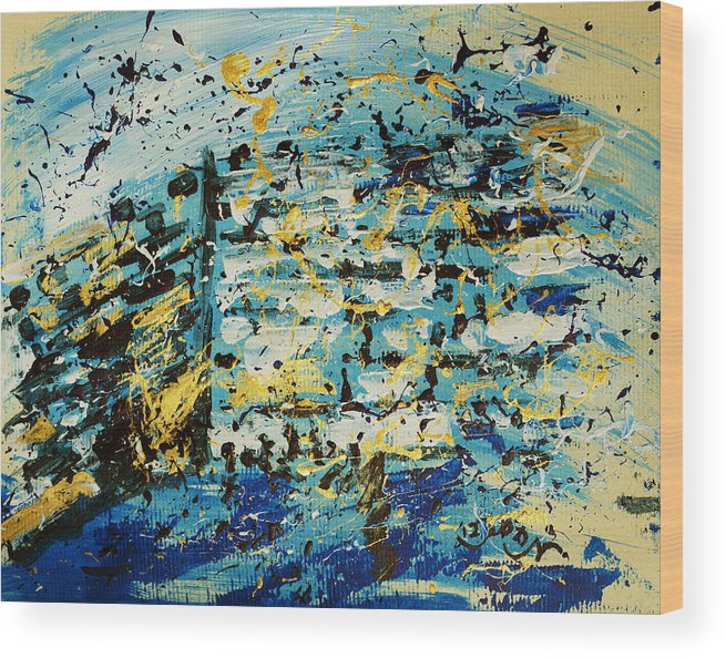 655x594 Abstract Contemporary Western Wall Kotel Prayer Painting - Kotel Painting