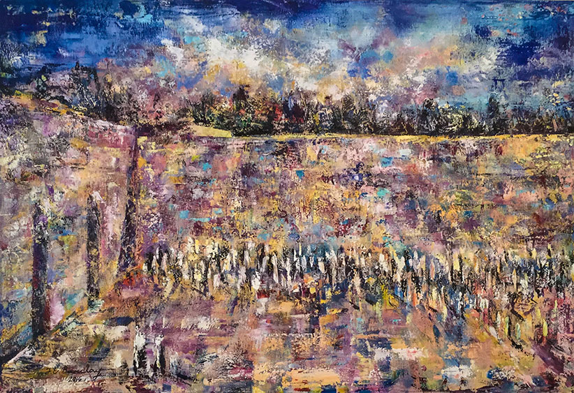 822x563 The Kotel Motty Mendelovitz - Kotel Painting