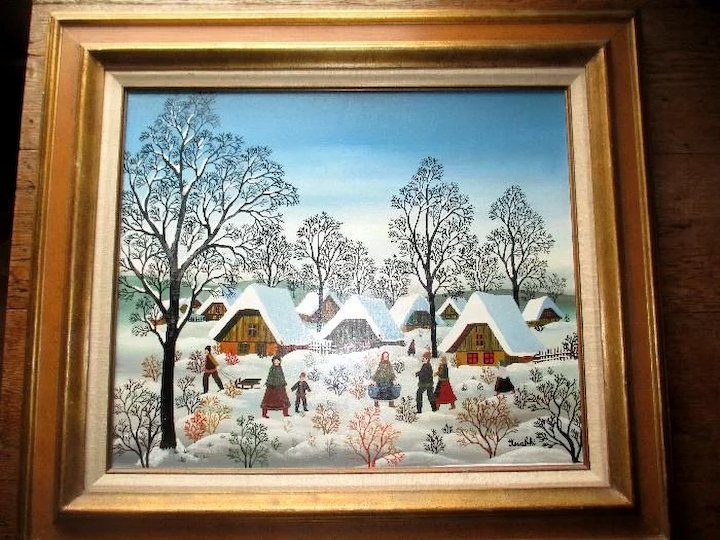 720x540 Original Oil Painting By A Kowalski (1926 ) - Kowalski Painting