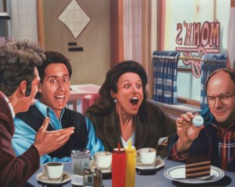 340x270 Seinfeld Cosmo Kramer Reproduction Painting 24x36. 100% - Kramer Oil Painting