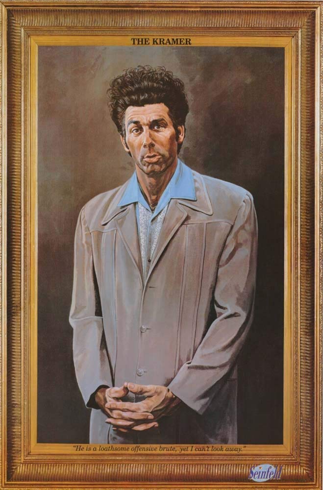 659x1000 Seinfeld Kramer Faux Frame Poster Print Posters Amp Prints - Kramer Painting