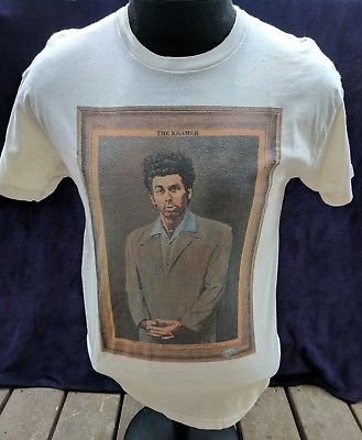 329x400 Mens M Vtg 90s The Kramer Painting Seinfeld T Shirt 1993 - Kramer Painting