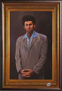 205x300 Seinfeld The Kramer Painting Tv Poster In Premium Rust Wood Frame - Kramer Painting