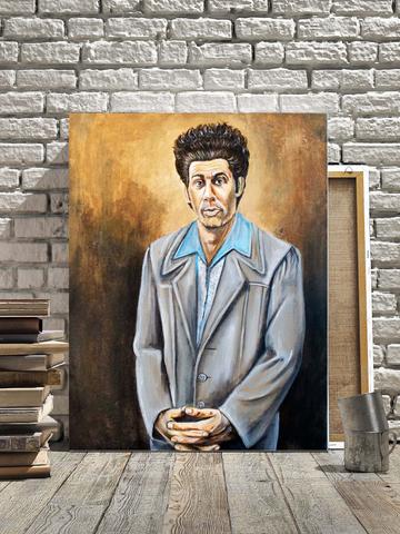 360x480 Canvas Print Of The Kramer From Seinfeld Kay Pop Art Studio - Kramer Painting