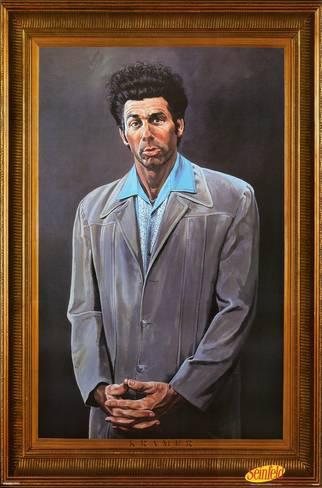 322x488 Seinfeld - Kramer Painting Framed