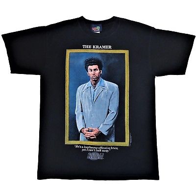 400x400 Seinfeld The Kramer Painting Framed Poster In Premium Gold Wood - Kramer Painting Framed