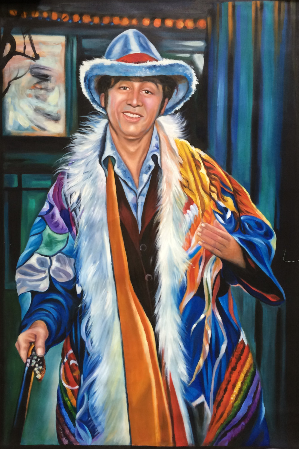 1001x1500 Funky Kramer Poster Framed Ensign - Kramer Painting Poster