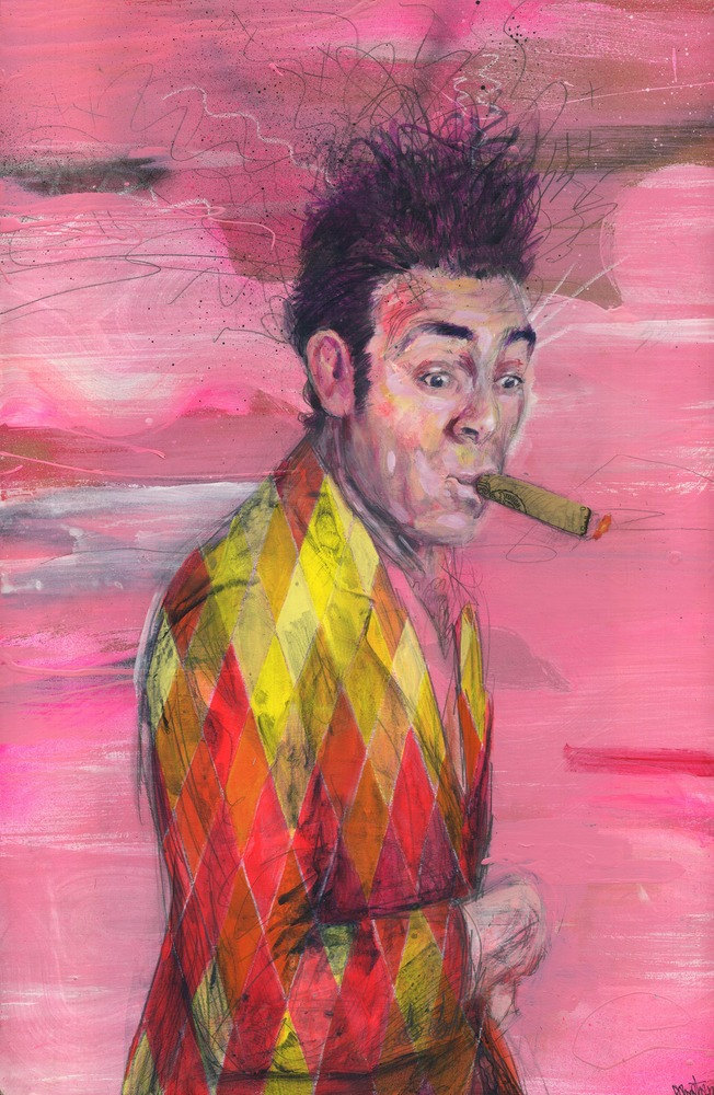 652x1000 Kramer Seinfeld Art Print Wall Art Poster Print Seinfeld - Kramer Painting Poster