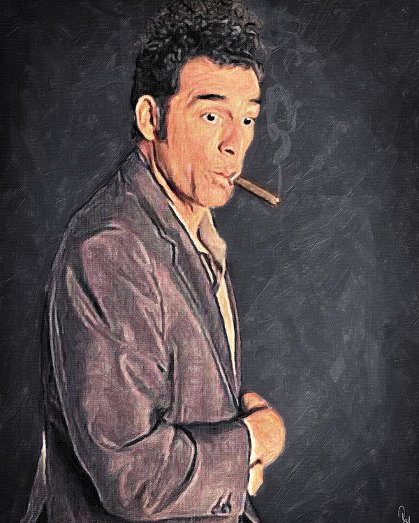 600x749 Cosmo Kramer Poster By Zapista - Kramer Painting Poster