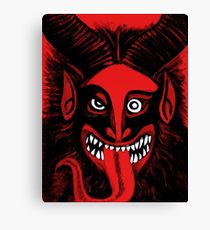 210x230 Krampus Painting Amp Mixed Media Canvas Prints Redbubble - Krampus Painting