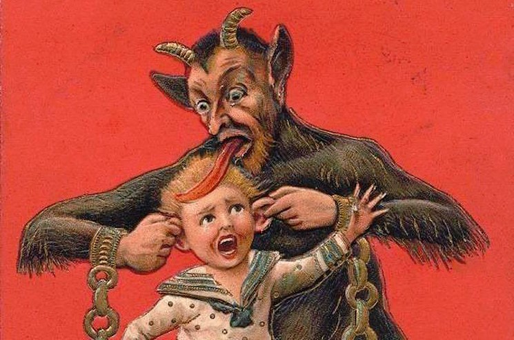 745x492 Eight Last Minute Holiday Markets In Denver Westword - Krampus Painting