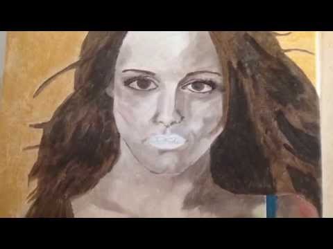 480x360 Kristen Stewart Painting - Kristen Stewart Painting
