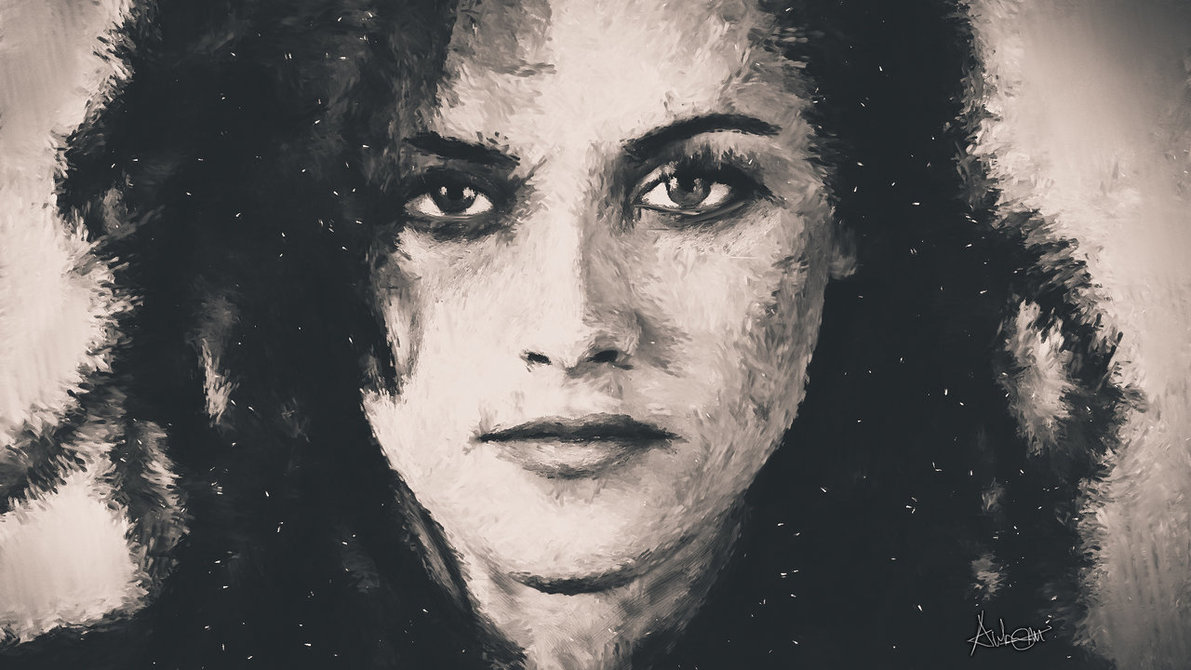 1191x670 Kristen Stewart By Naelito - Kristen Stewart Painting