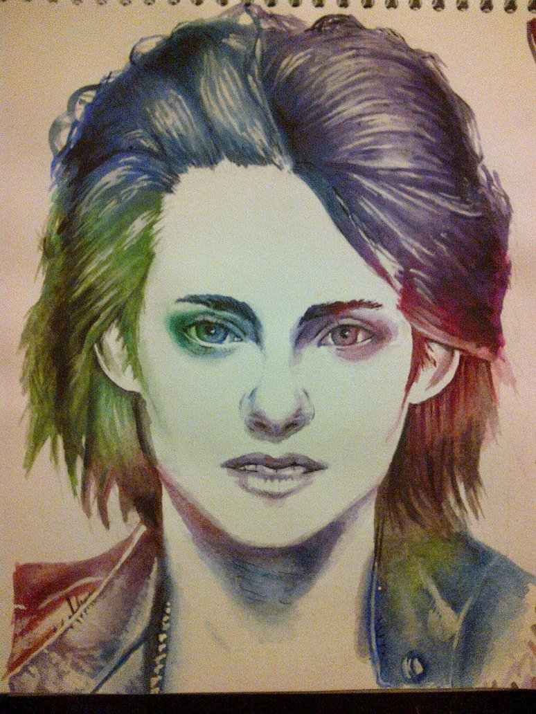 774x1032 Kristen Stewart Kaleidoscope By Angrypieman - Kristen Stewart Painting