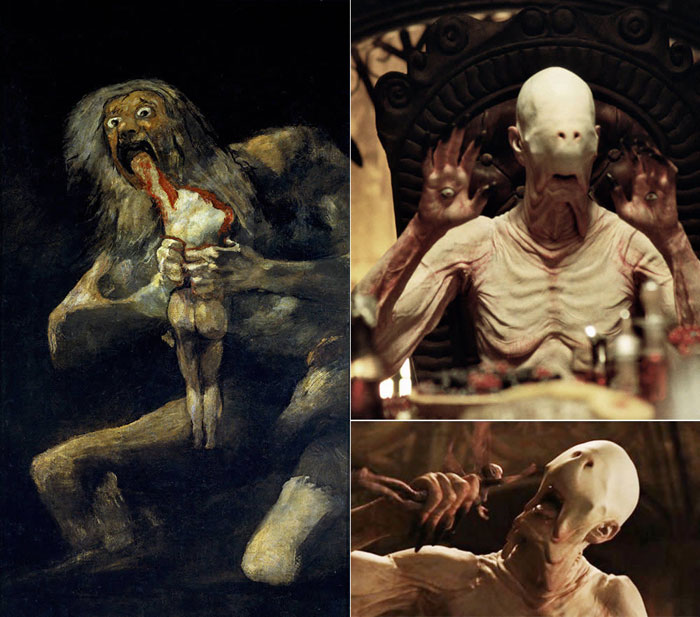 700x617 Saturn Devouring His Son' , Oil On Canvas By Francisco Goya. Creepy - Kronos Eating His Son Painting