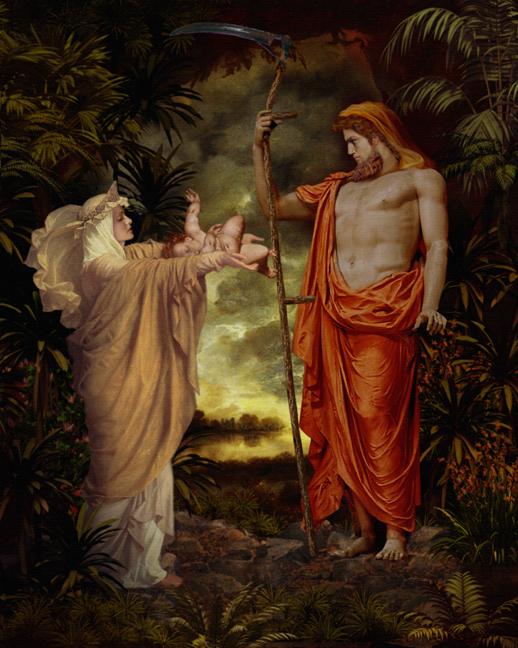 518x648 Cronos - Kronos Eating His Son Painting