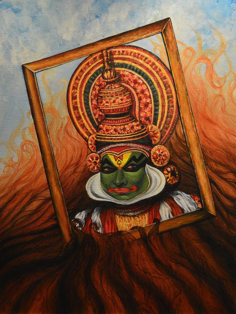 770x1025 Saatchi Art Inside The Painting By Sikha Ks - Ks Painting