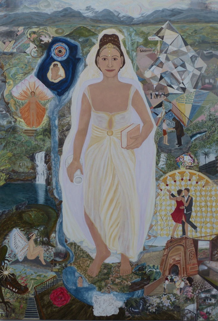 734x1080 Kuan Yin Painting Corakunst - Kuan Yin Painting
